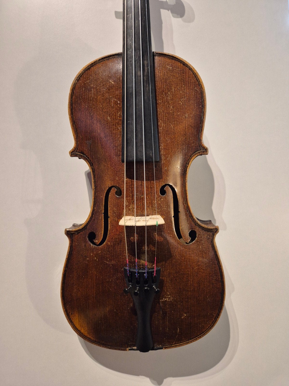 Ensemble complet pour violon 4/4 ancien label allemand Meise, Musique & Instruments, Violon, Violon 4/4, Utilisé, Enlèvement
