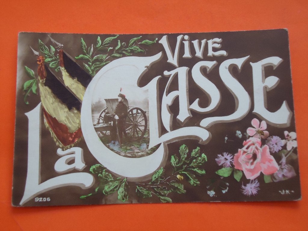 Oorlog 1914 - 1918   Vive La Classe, Verzamelen, Ophalen of Verzenden, 1920 tot 1940, Ongelopen
