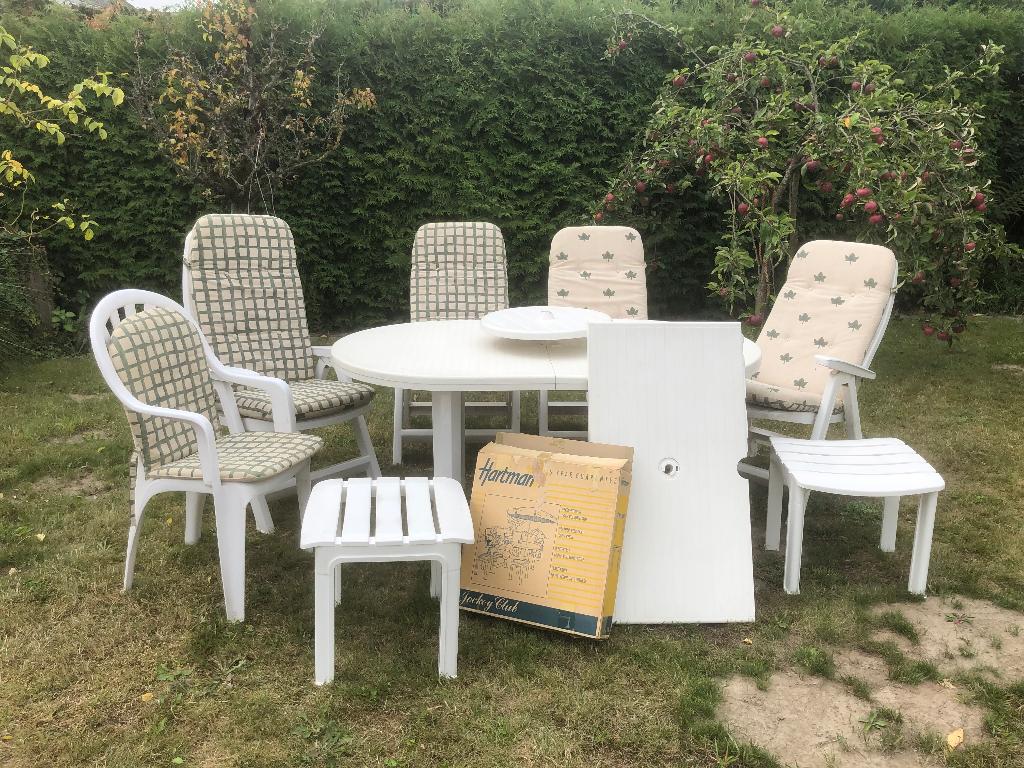 tuinset, Chaise, 5 places, Salons de jardin, Synthétique