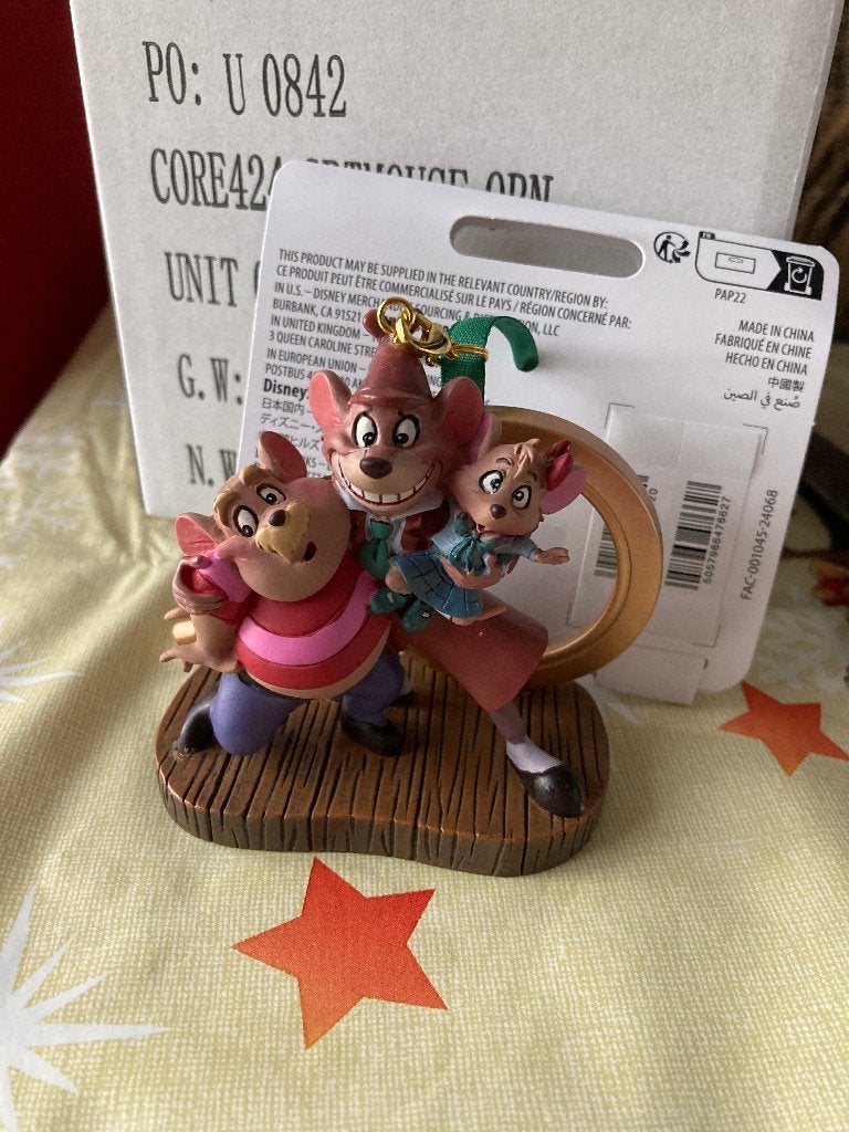 The Great Mouse Detective ( Disney ) ornament ( Nieuw ), Verzamelen, Ophalen of Verzenden, Overige figuren, Nieuw, Beeldje of Figuurtje