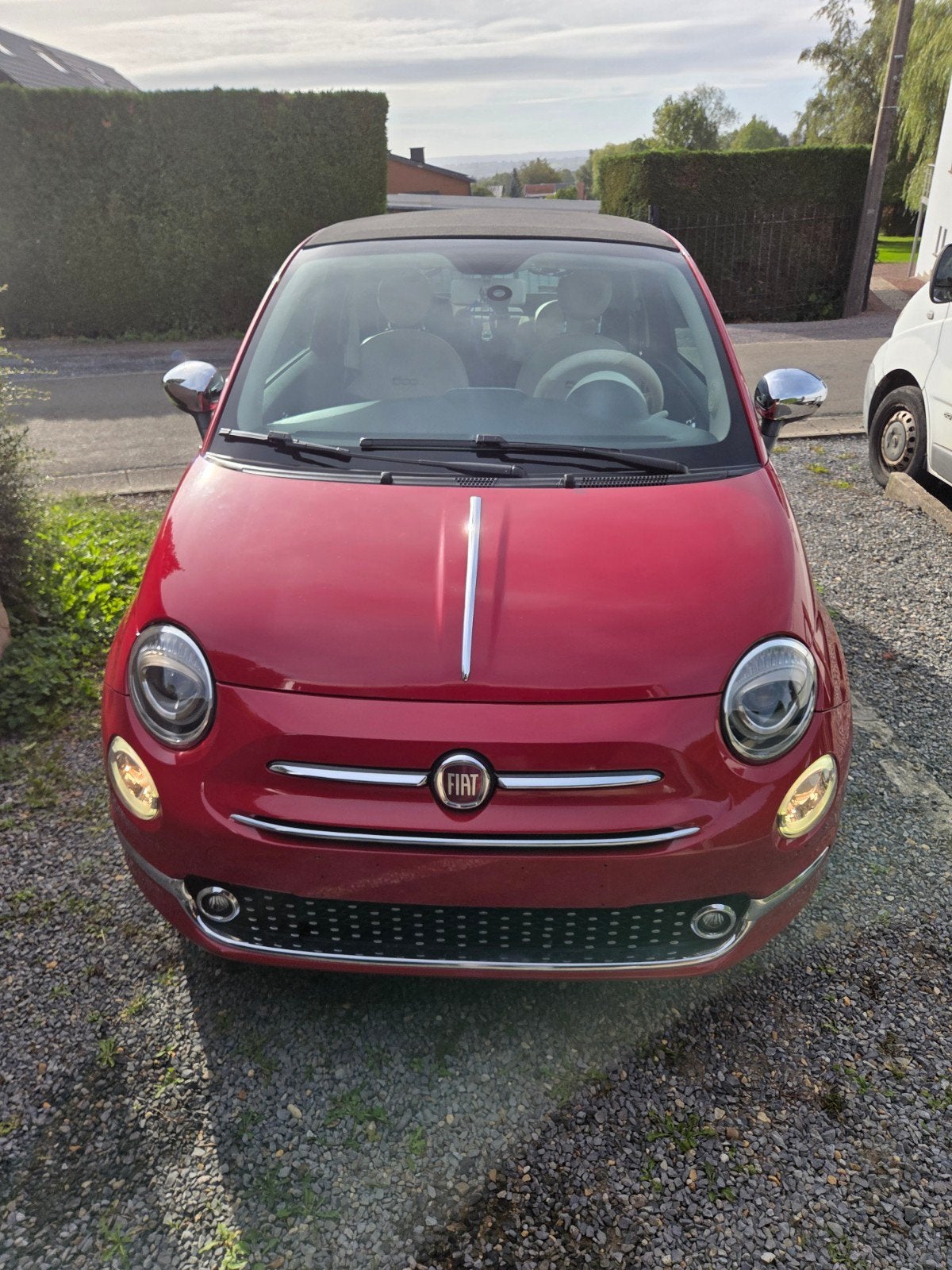FIAT 500C, Autos, Rouge, Achat, Euro 6, Cabriolet