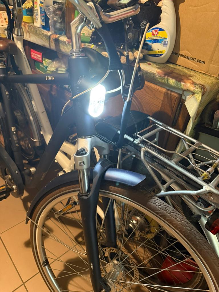 Btwin elektrische herenfiets, Fietsen en Brommers, Schijfrem, Ophalen, Overige merken, Overige maten