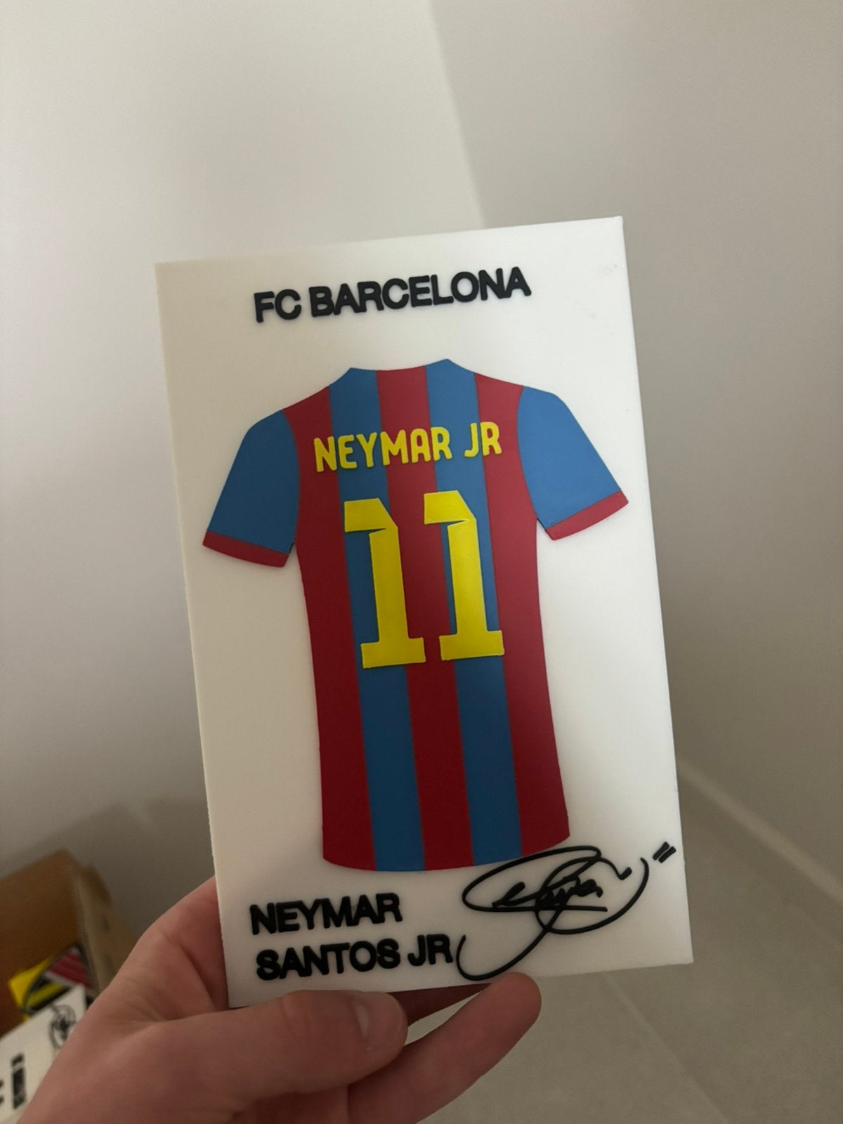 Neymar santos JR voetbal plaatje, Ophalen of Verzenden, Zo goed als nieuw
