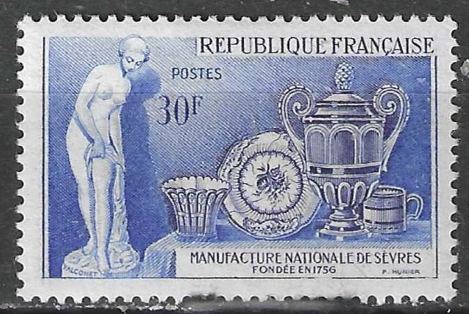 Frankrijk 1957 - Yvert 1094 - De Baadster (PF), Verzenden, Postfris