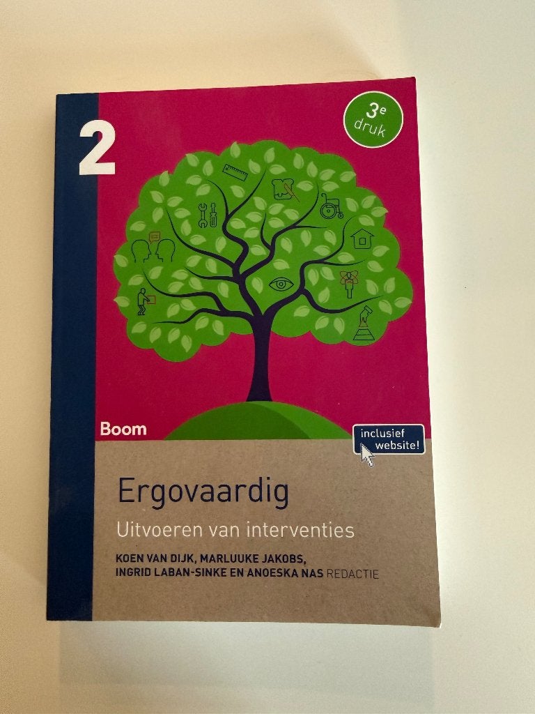 Ergovaardig deel 2 - 3e druk, Boeken, Studieboeken en Cursussen, Ophalen of Verzenden, Nieuw, Hogeschool, Diverse auteurs
