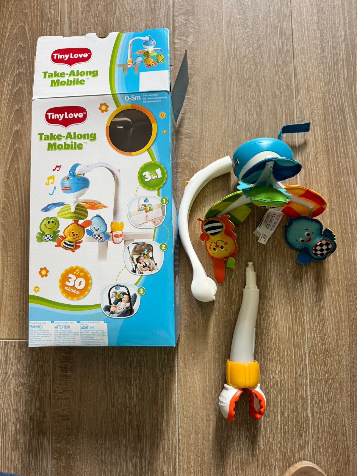 Tiny Love Take Along mobiel, Kinderen en Baby's, Ophalen, Zo goed als nieuw, Mobiel