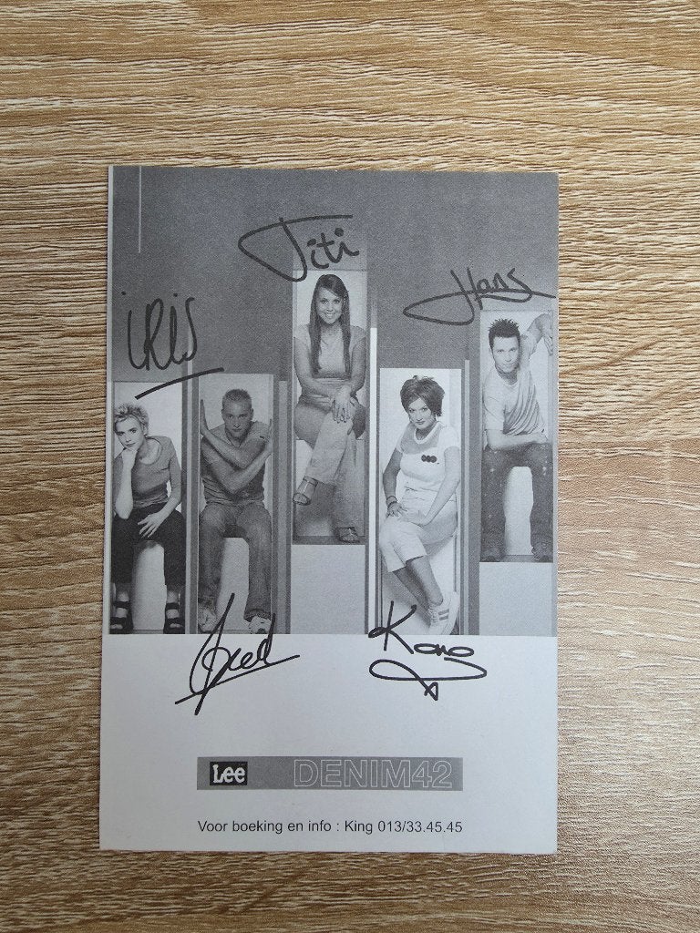 Gesigneerde kaart Vandavanda, Enlèvement ou Envoi, Neuf, Photo ou Carte, Signé