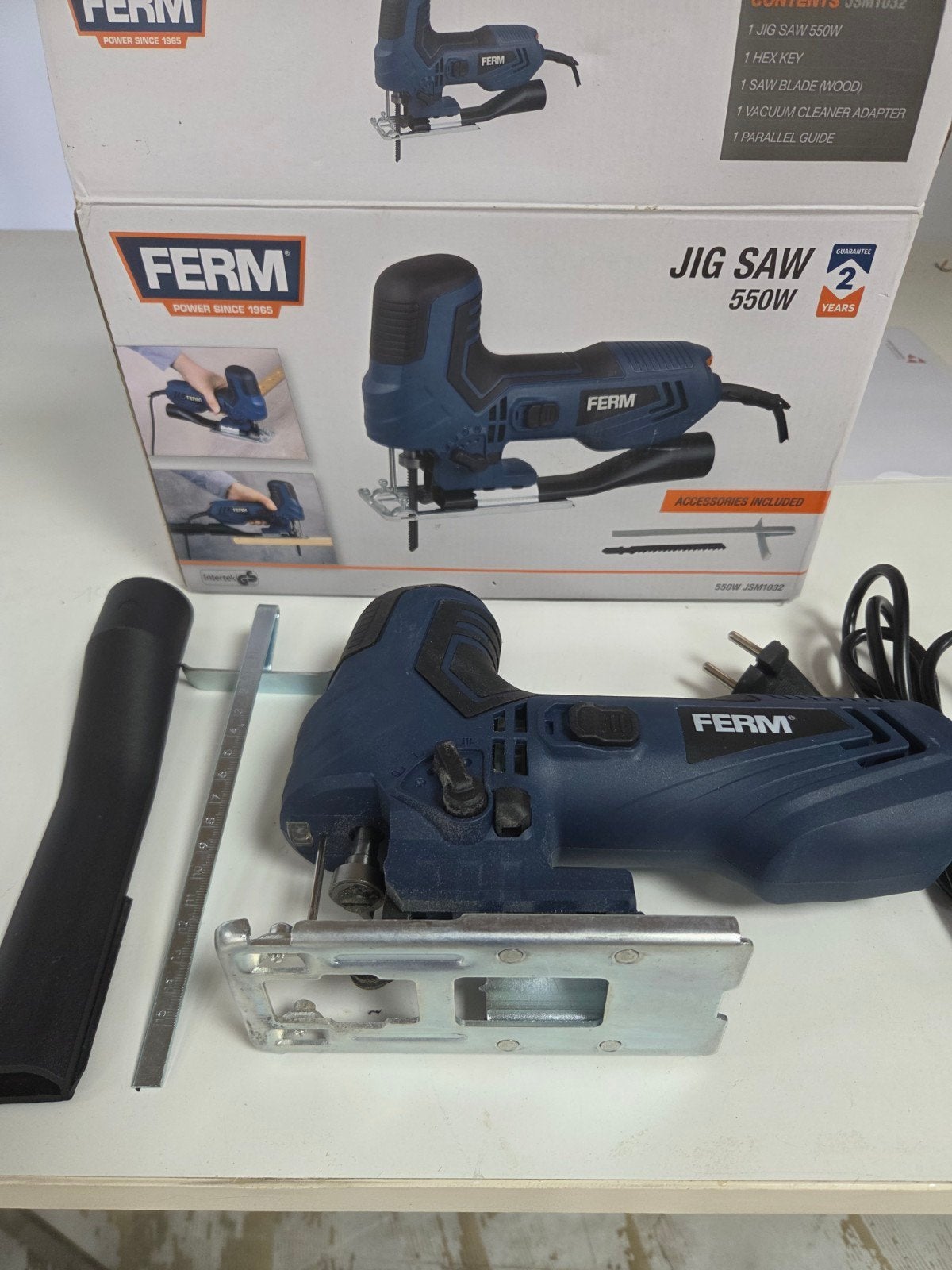 Ferm - decoupeerzaag, Doe-het-zelf en Bouw, Ophalen, Decoupeerzaag, Minder dan 600 watt, Ferm