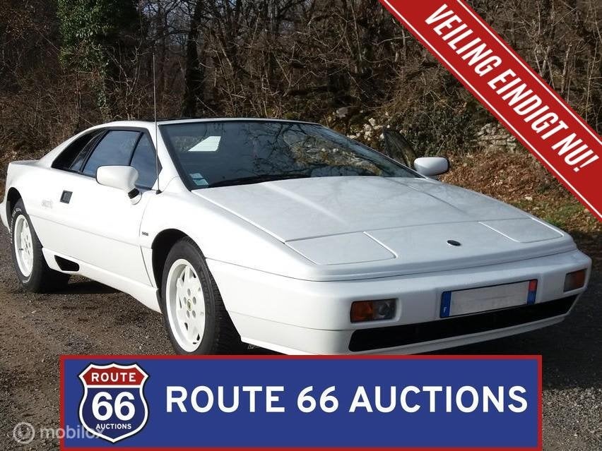 Lotus Esprit | 1989 | Route 66 Auctions, Zwart, Bedrijf, Handgeschakeld, Overige carrosserie