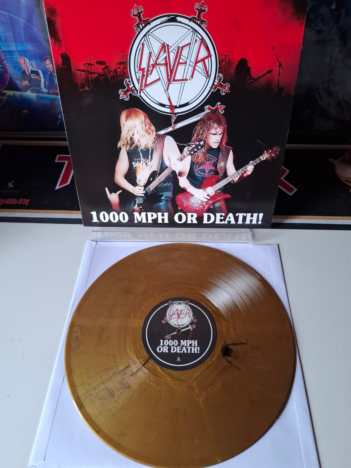 Slayer-1000 mph or Death, Cd's en Dvd's, Vinyl | Hiphop en Rap, LP, Colored vinyl, Ophalen of Verzenden, 12 inch