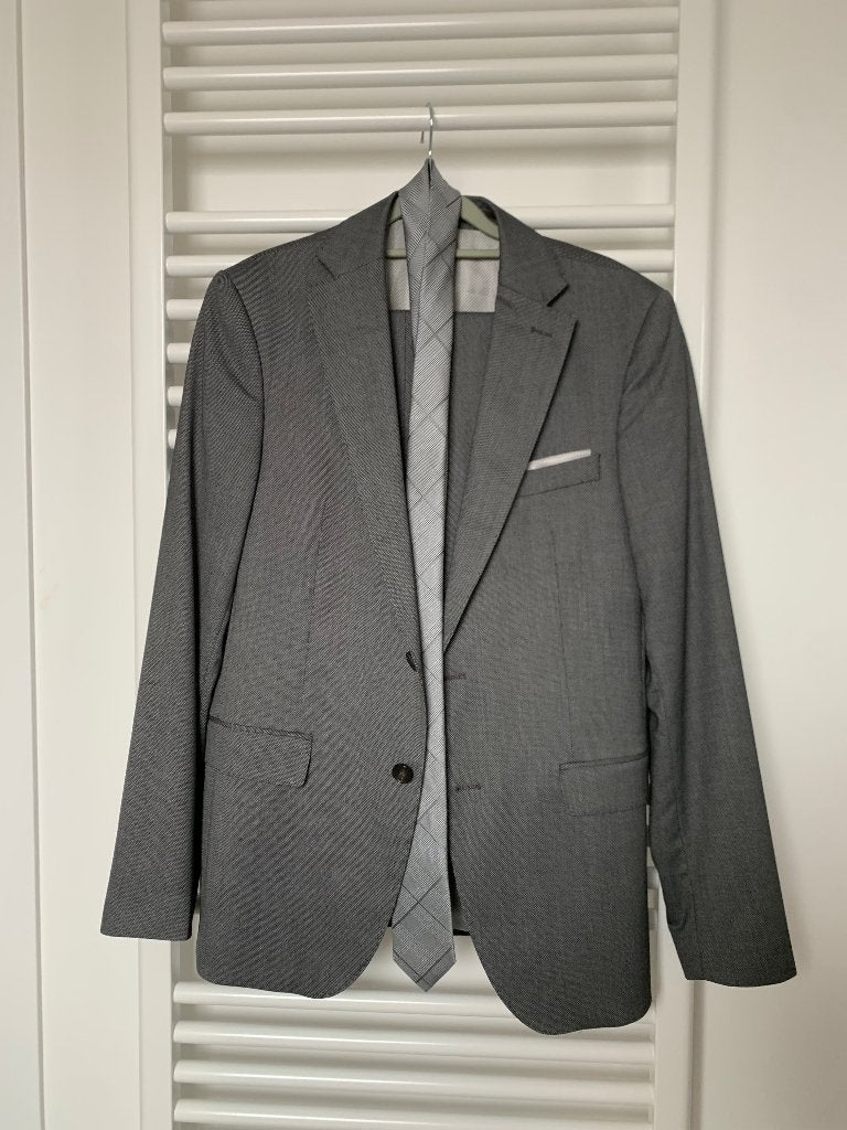 Herenpak merk Zara, Kleding | Heren, Kostuums en vesten, Ophalen, Maat 48/50 (M), Zo goed als nieuw, Zara Man