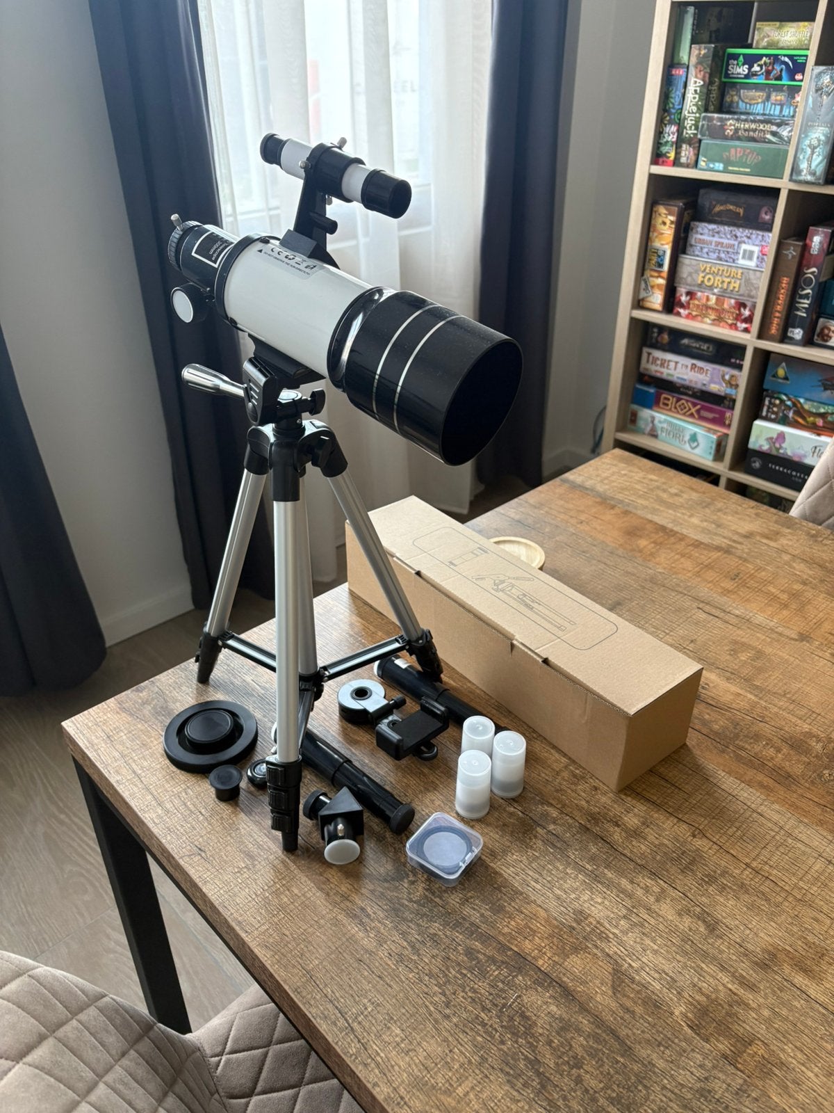Byomic Junior Telescoop 70/300, TV, Hi-fi & Vidéo, Matériel d'optique | Télescopes, Comme neuf, Enlèvement ou Envoi