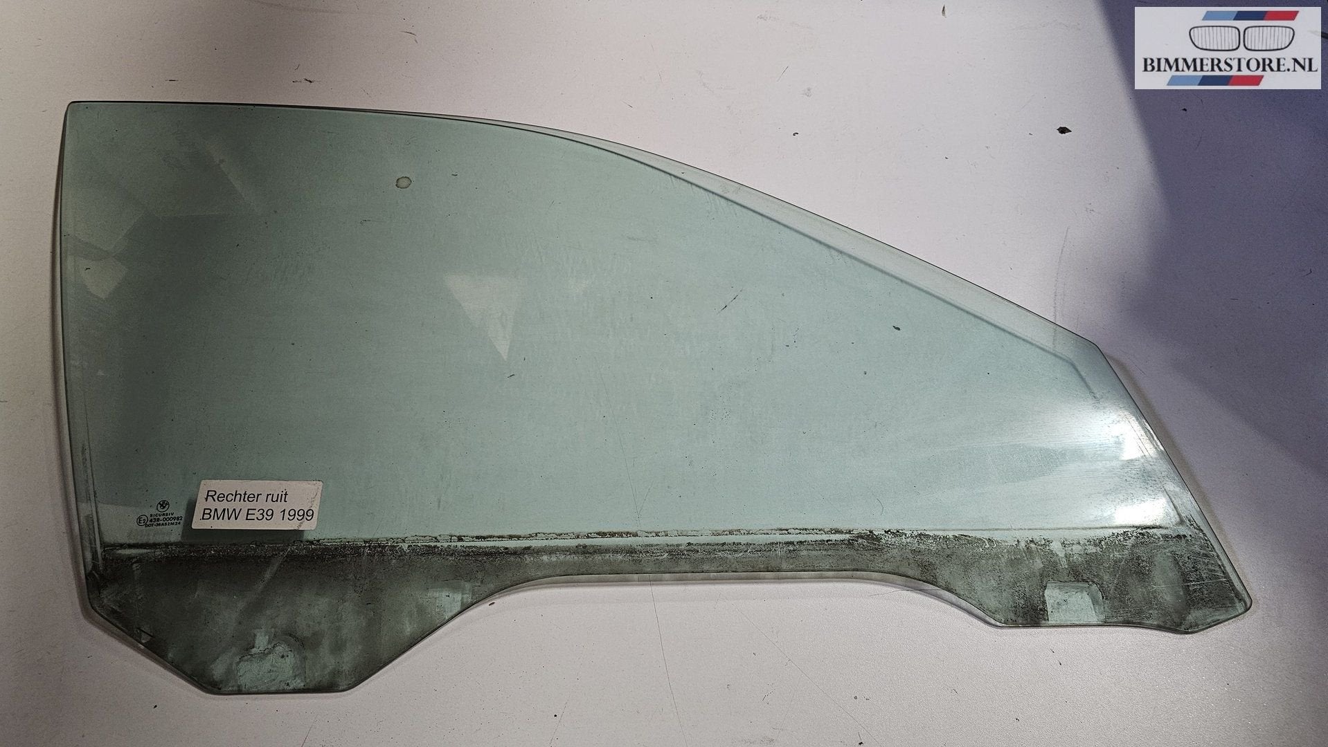 Zijruit raam groen rechtsvoor BMW E39 Sedan Touring 51328159, -, Utilisé, Porte, -