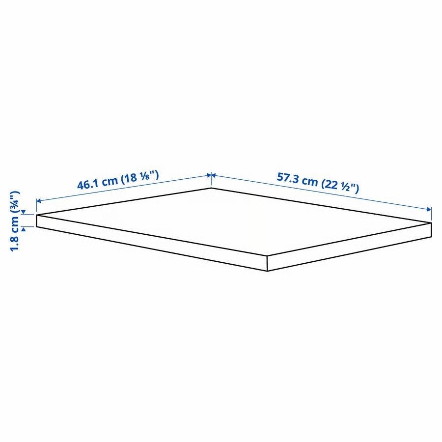 Komplement ikea plank wit 46x57, Huis en Inrichting, Kasten | Kleerkasten, Ophalen, Nieuw, 50 tot 75 cm, Minder dan 50 cm
