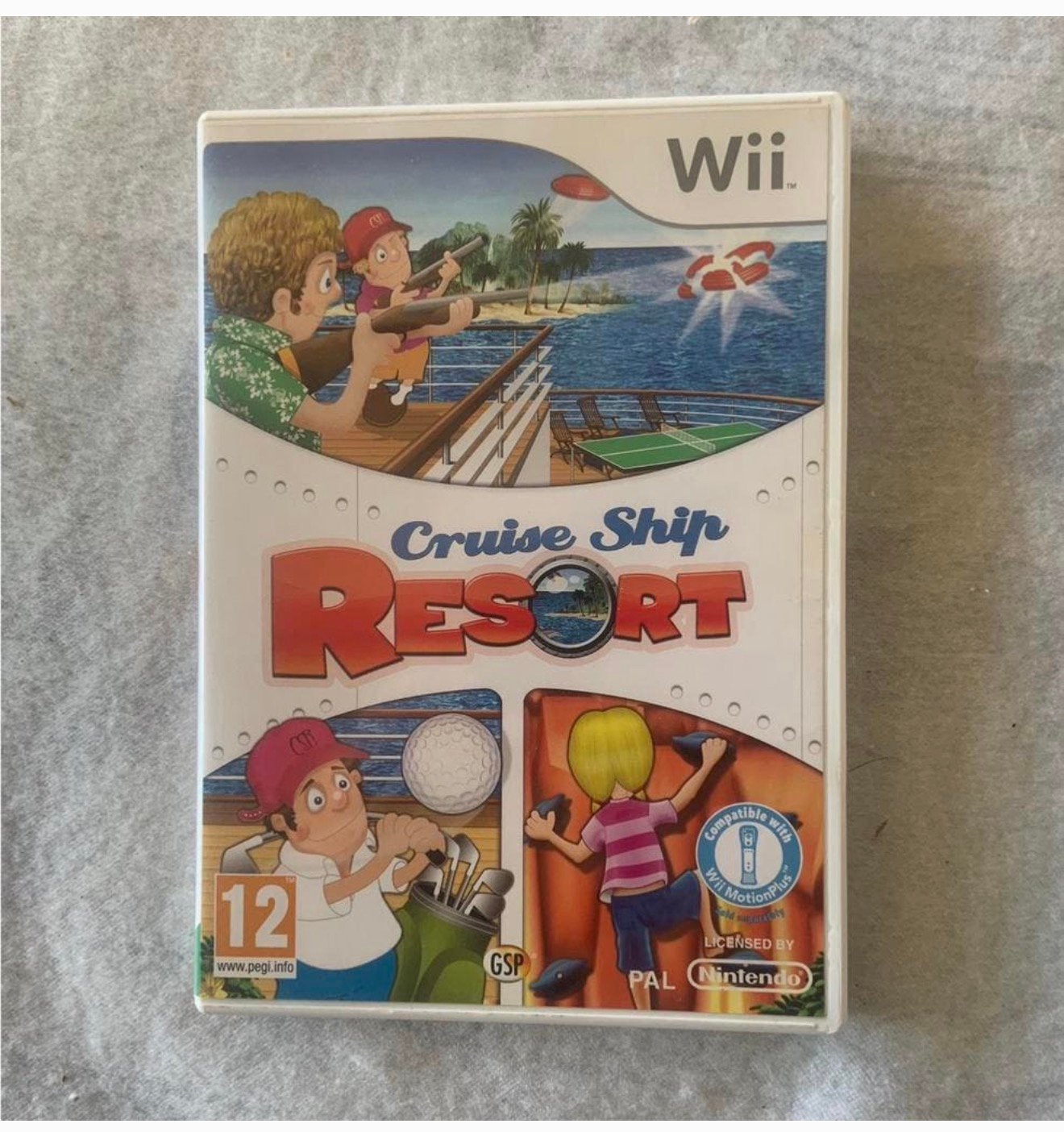 Nintendo Wii Game " Cruise Ship Resort " spelletje origineel, Games en Spelcomputers, Ophalen of Verzenden, Zo goed als nieuw