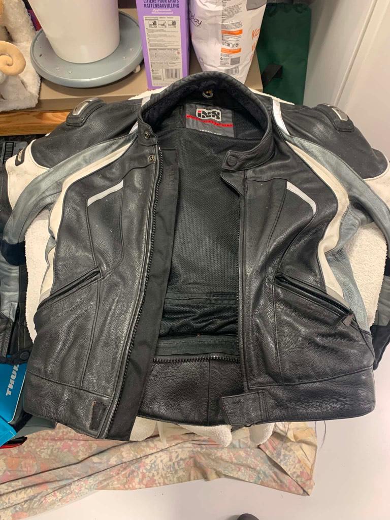 Lederen motopak, Ophalen, Ixs, Richa, Bering ., Tweedehands, Heren