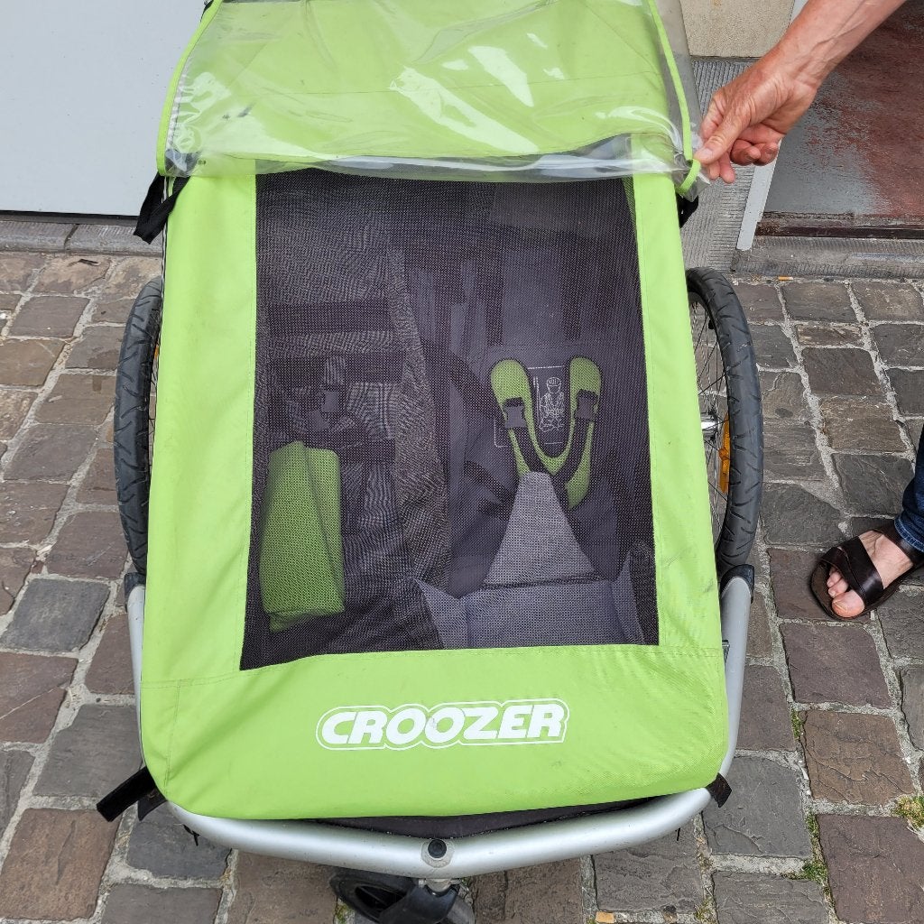 Croozer fietskar, Ophalen