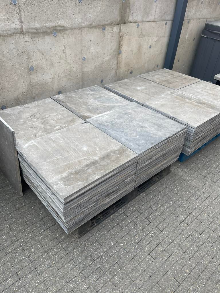 Carreaux bleus 60x60x2, Enlèvement, Utilisé