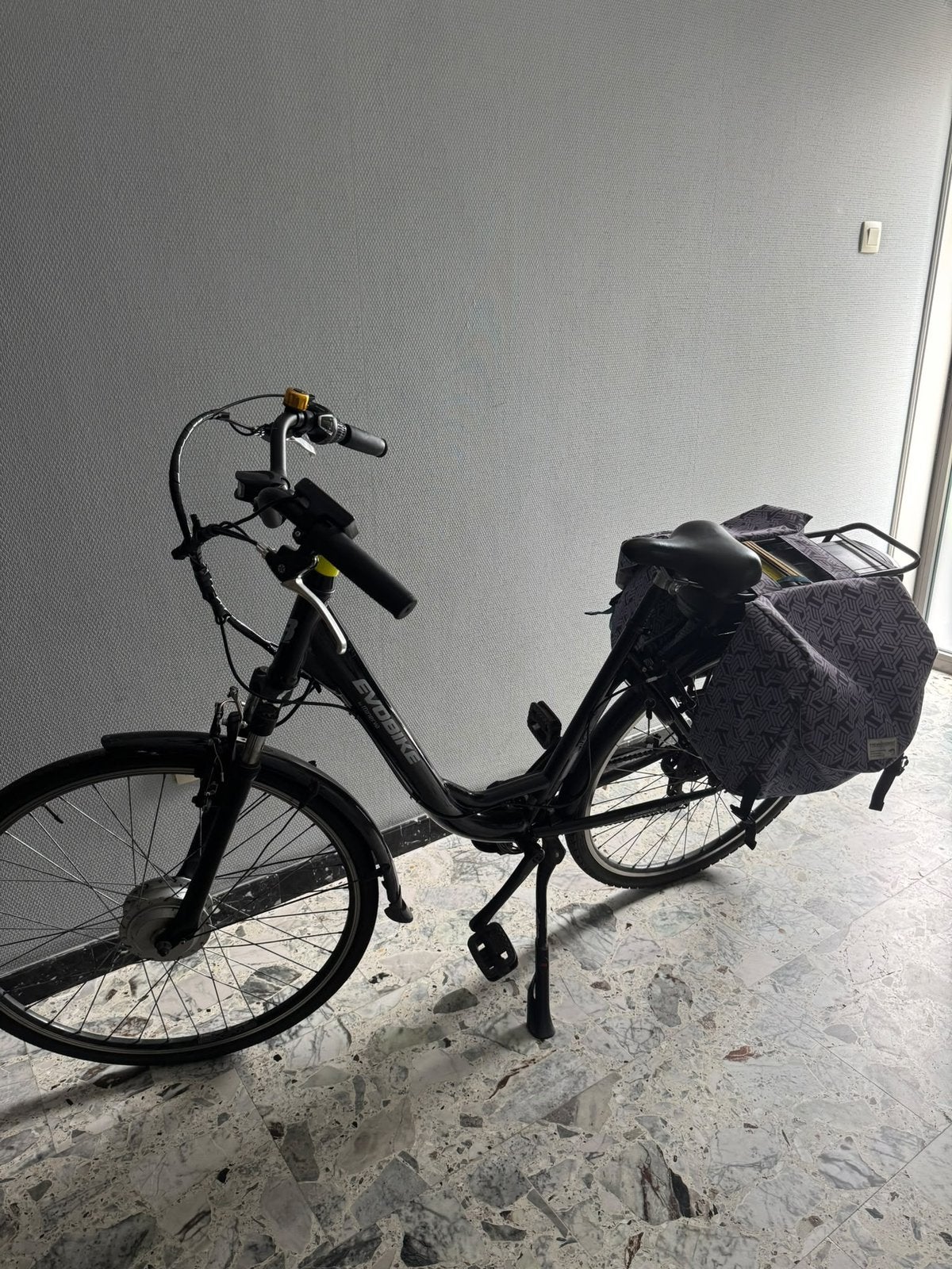 Zwart Evobike by minerva elektrische fiets, Enlèvement, Utilisé, Autres marques