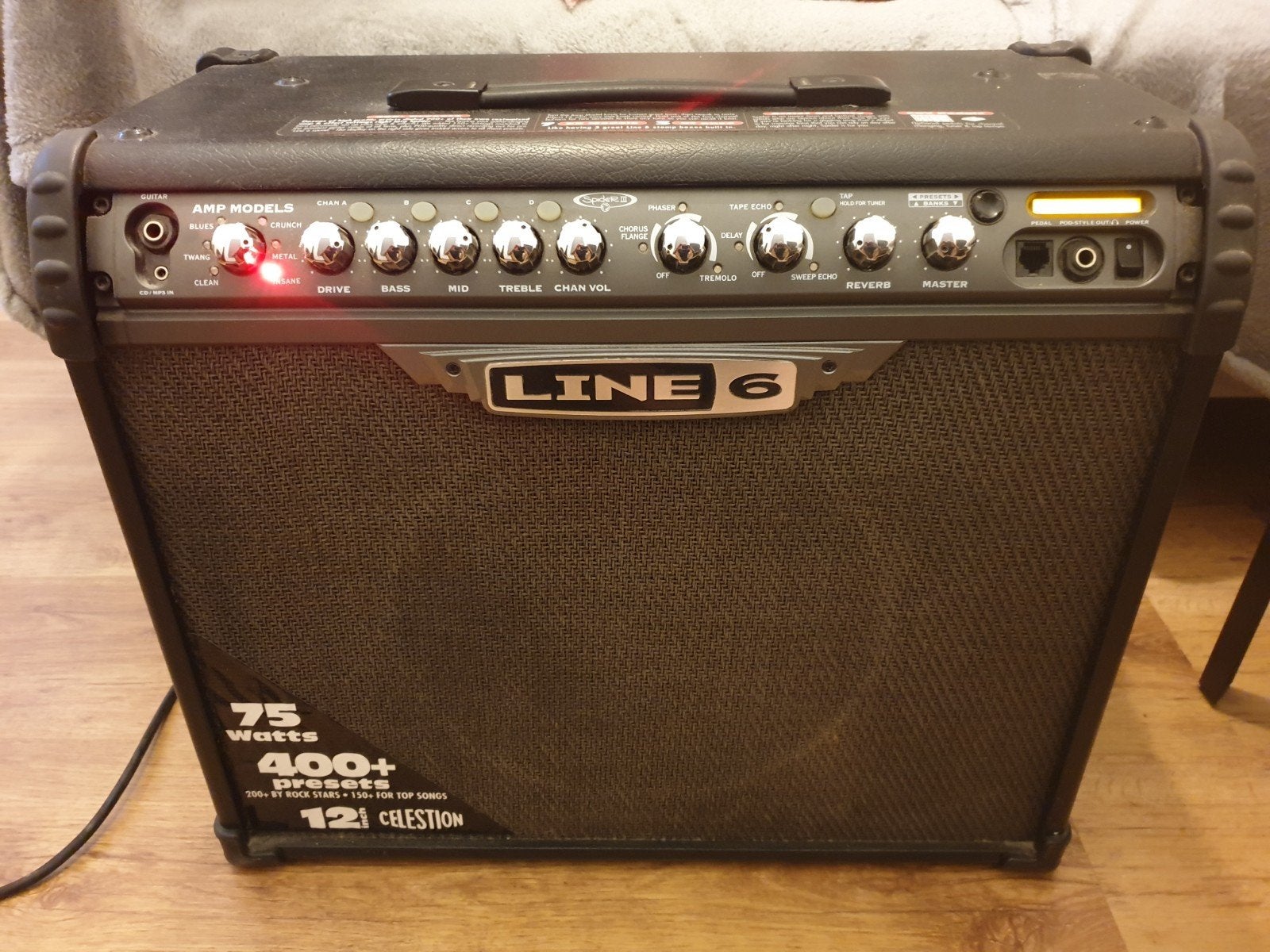 Amplificateur guitare Line 6 75w, Utilisé, Guitare, 50 à 100 watts