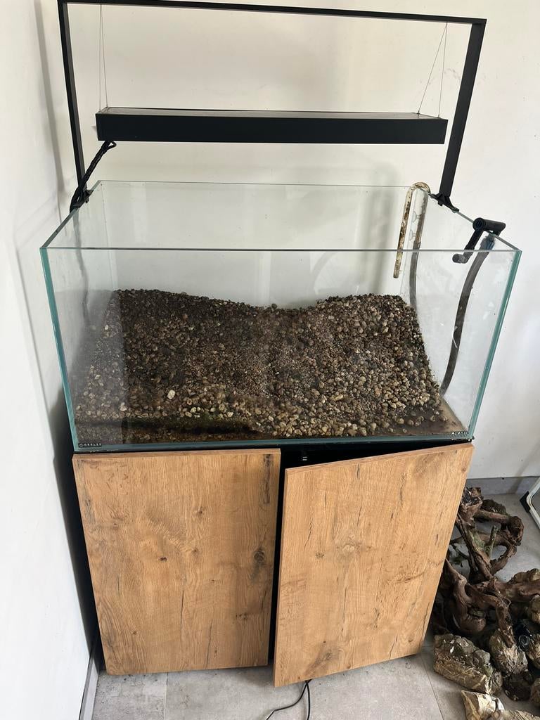 Aquarium 2 jaar oud, Ophalen, Zo goed als nieuw, Leeg aquarium