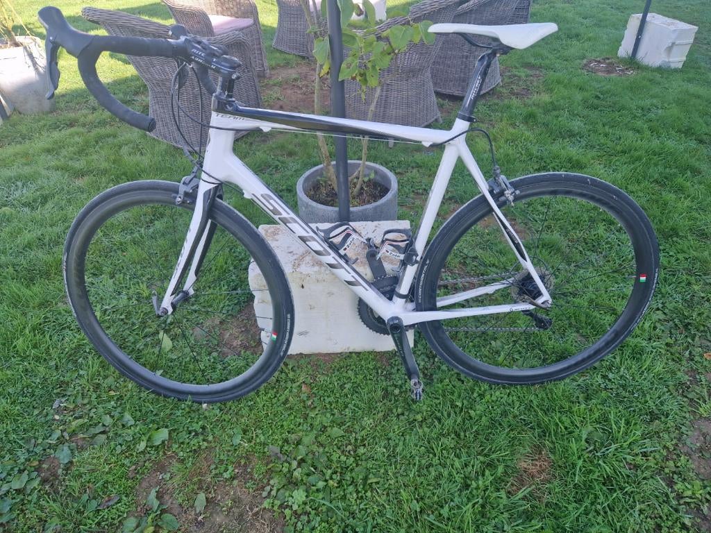 VELO SCOTT SR1  FULL CARBON.TAILLE 58, Fietsen en Brommers, Fietsen | Heren | Sportfietsen en Toerfietsen, 10 tot 15 versnellingen