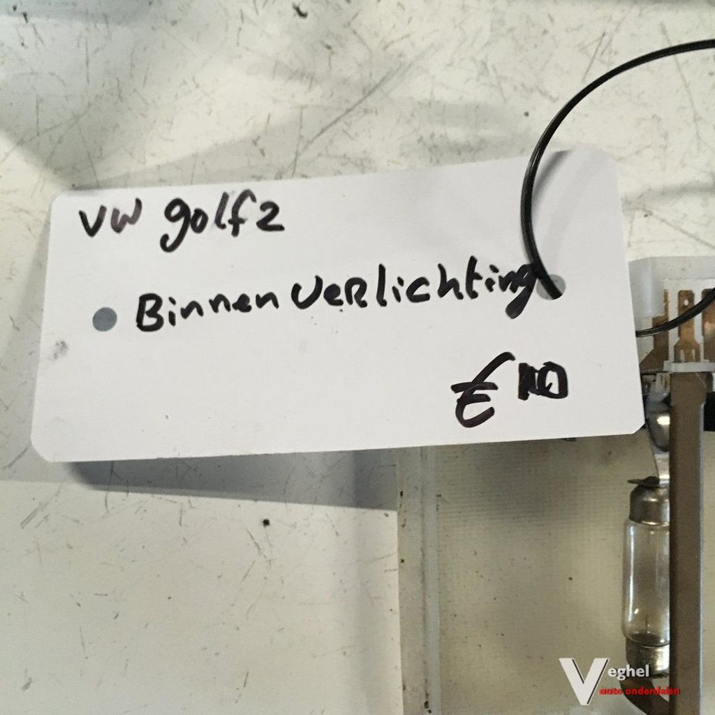 Vw golf 2 1987 Binnenverlichting, Autos : Pièces & Accessoires, Tableau de bord & Interrupteurs, Utilisé, Enlèvement ou Envoi