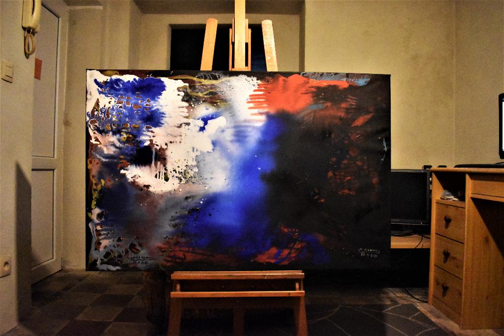 Peinture abstrait Magistrales Couleurs par joky kamo, Enlèvement
