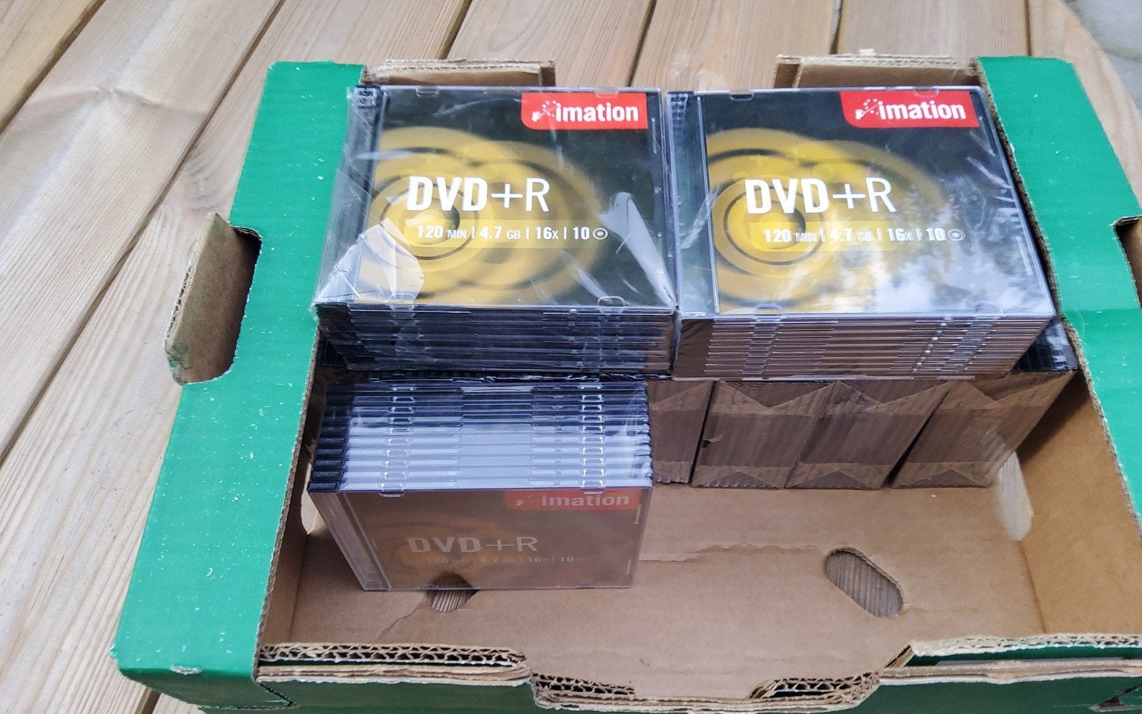 100 nieuwe dvd's om zelf op te nemen, Ophalen, Nieuw in verpakking