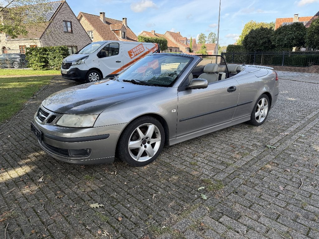 Saab 93 Vector Cabrio Zilverkleurig, Autos, Cuir, Achat, Beige, Cabriolet