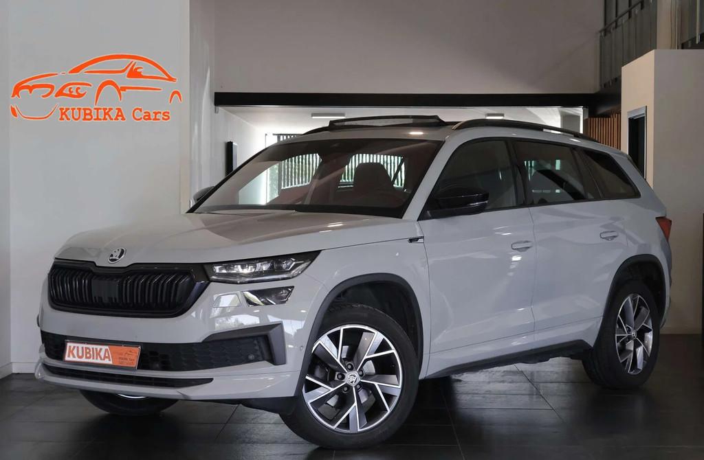 Skoda Kodiaq Kodiaq 1.5 TSI ACT Sportline II DSG Pano 360, Argent ou Gris, Entreprise, Noir, 5 portes