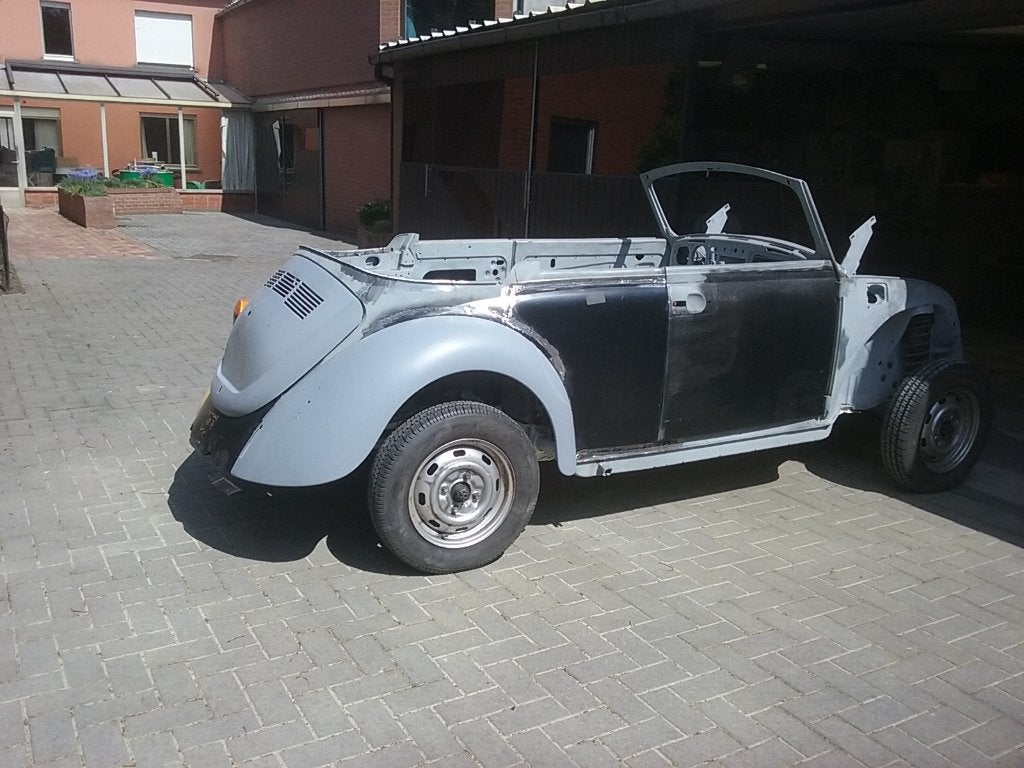 Volkswagen Kever Cabrio 1302S BJ 1972, Auto's, Voorwielaandrijving, Cabriolet, Wit, Overige kleuren