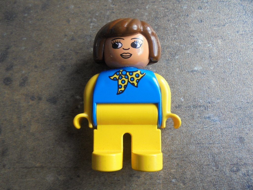 Lego Duplo Figures Old Model Female (zie foto's), Ophalen of Verzenden, Gebruikt, Losse stenen, Duplo