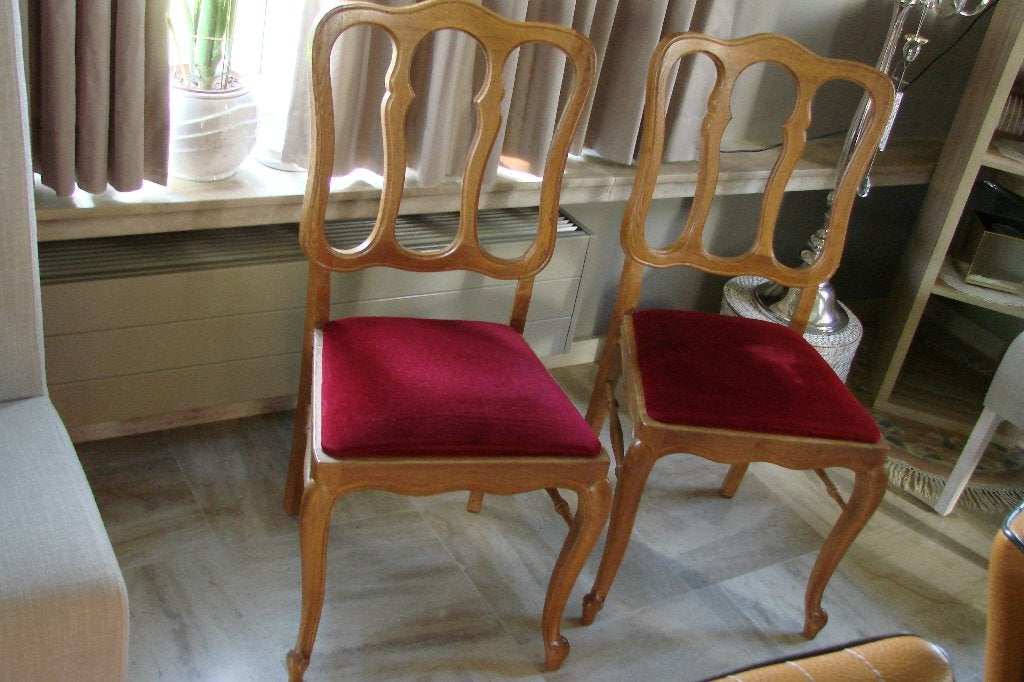 6 stijlvolle eiken stoelen Louis XVI, Ophalen