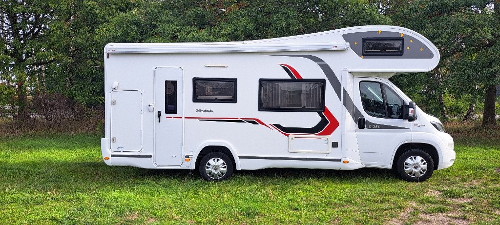 camper 7 persoons, Caravans en Kamperen, Alkoof, Ringverwarming, Fiat, 6 tot 7 meter