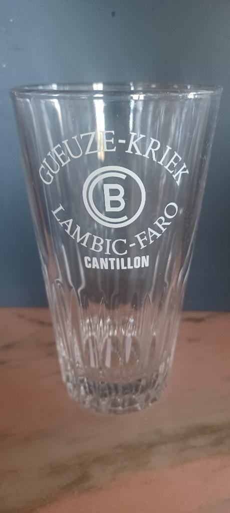 Verre Gueuze-kriek Cantillon, Ophalen of Verzenden, Zo goed als nieuw, Glas of Glazen, Overige merken