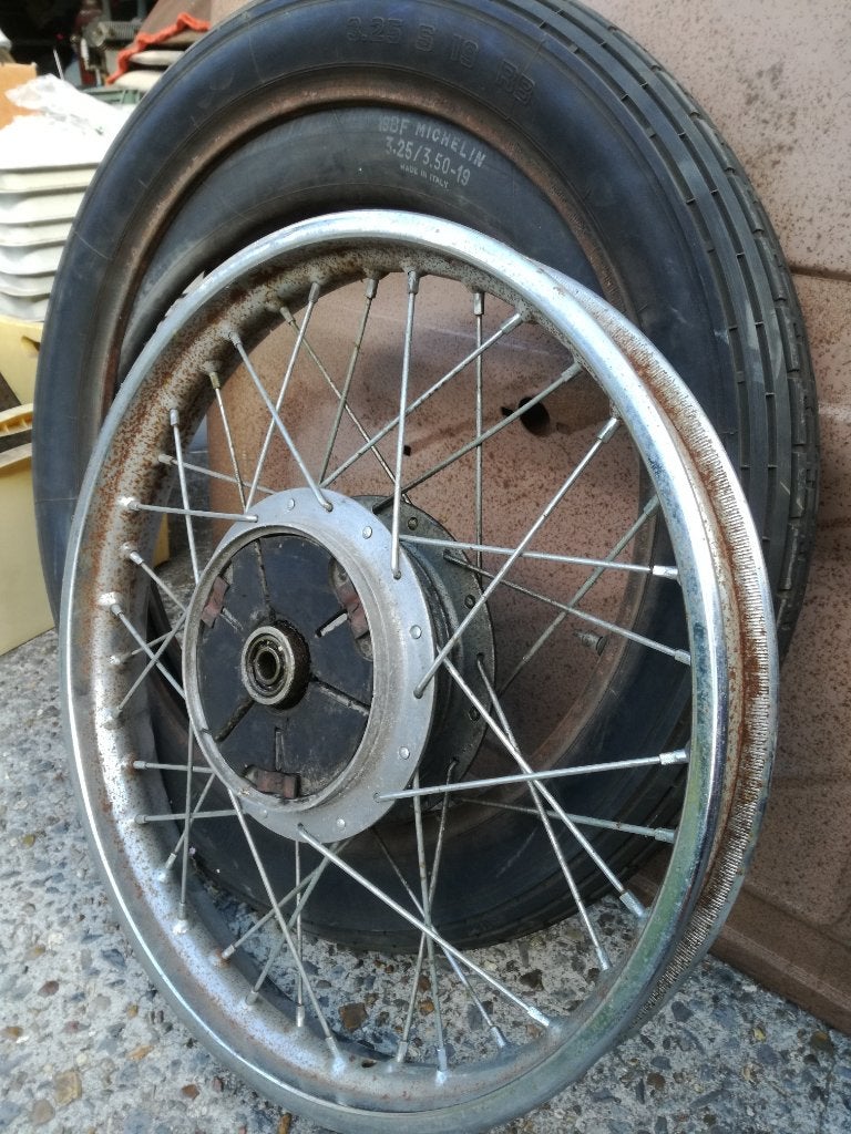 DKW RT 175/200 Auto Union - velg + band, Ophalen, Gebruikt