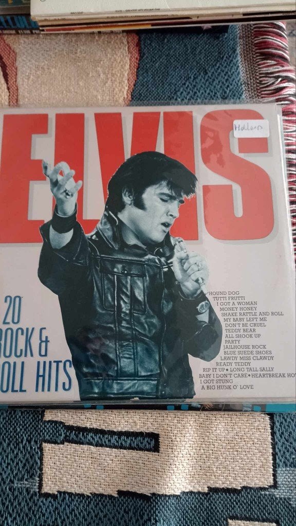 Elvis lp, 20 rock & roll hits, Nederlandse persing. 5 euro., LP, Ophalen of Verzenden, Zo goed als nieuw, Beschermende buitenhoes