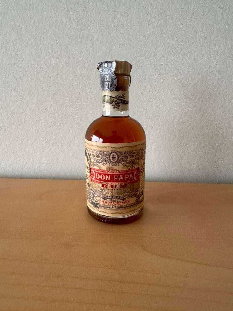Don papa 0.20cl, Ophalen of Verzenden, Zo goed als nieuw