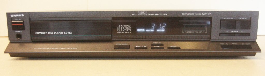 Erres CD-Speler / Met Philips TDA1541 Chip / Made In Belgium, Audio, Tv en Foto, Ophalen of Verzenden, Zo goed als nieuw, Overige merken