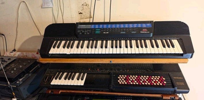 Vintage keyboards Casio, Technics & Solton knoppenkeyboards, Muziek en Instrumenten, Ophalen
