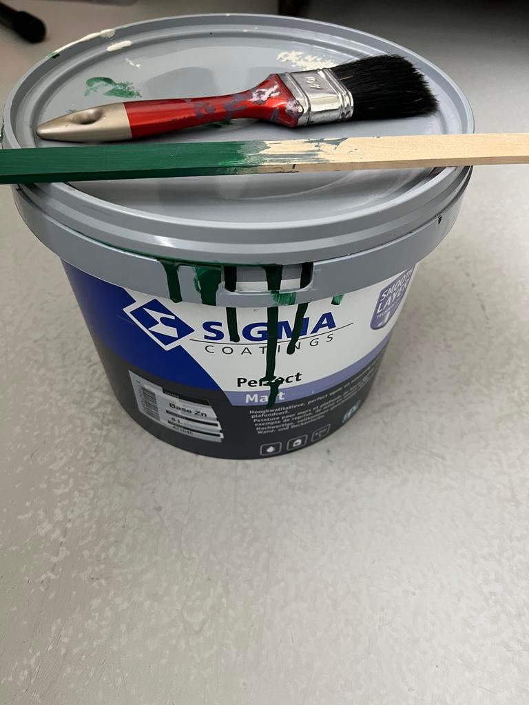 Sigma perfect mat groen, Enlèvement, Comme neuf, Vert, Peinture