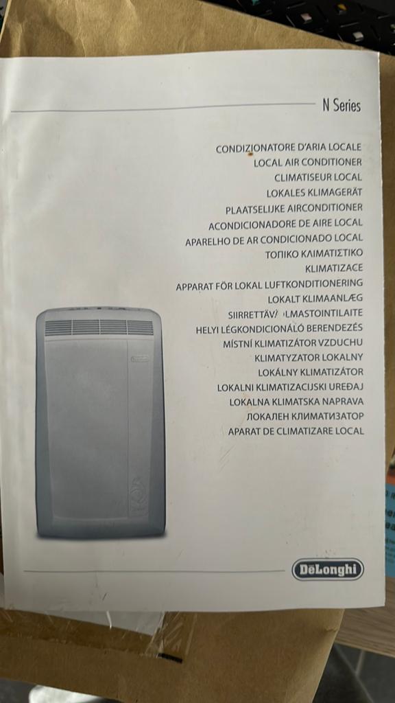 Airco delonghi te koop, Elektronische apparatuur, Luchtbehandelingsapparatuur, Ophalen, Zo goed als nieuw