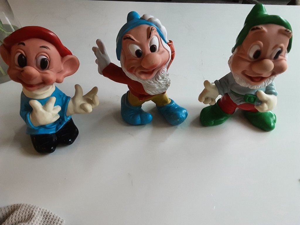 3 Vintage Disneyfiguren, Verzamelen, Ophalen