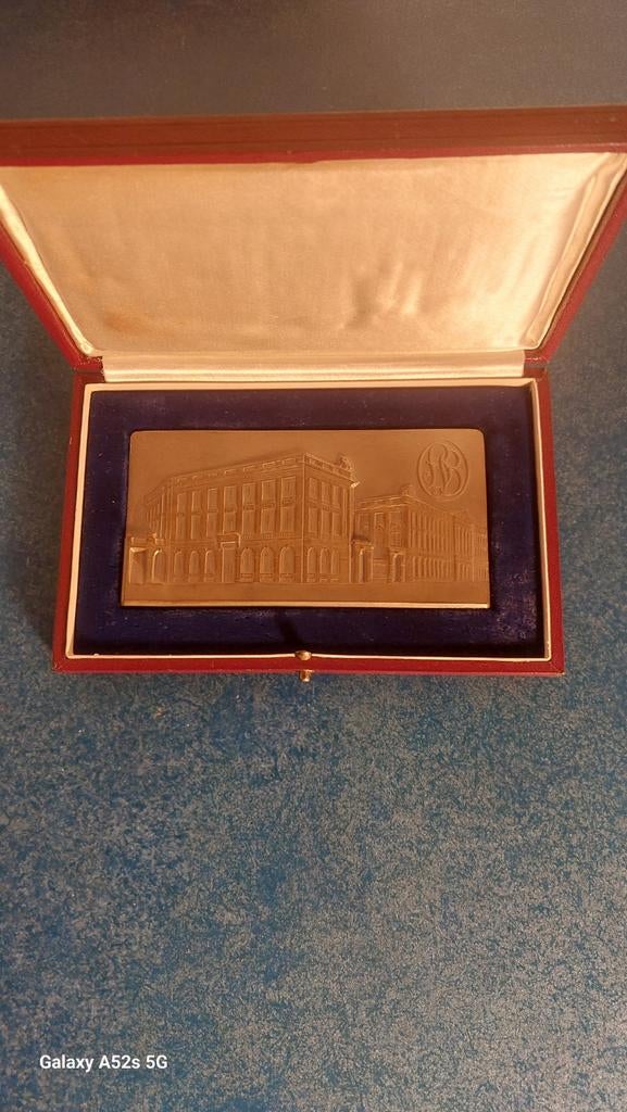 Plaque commémorative pour services loyaux., Enlèvement ou Envoi, Bronze