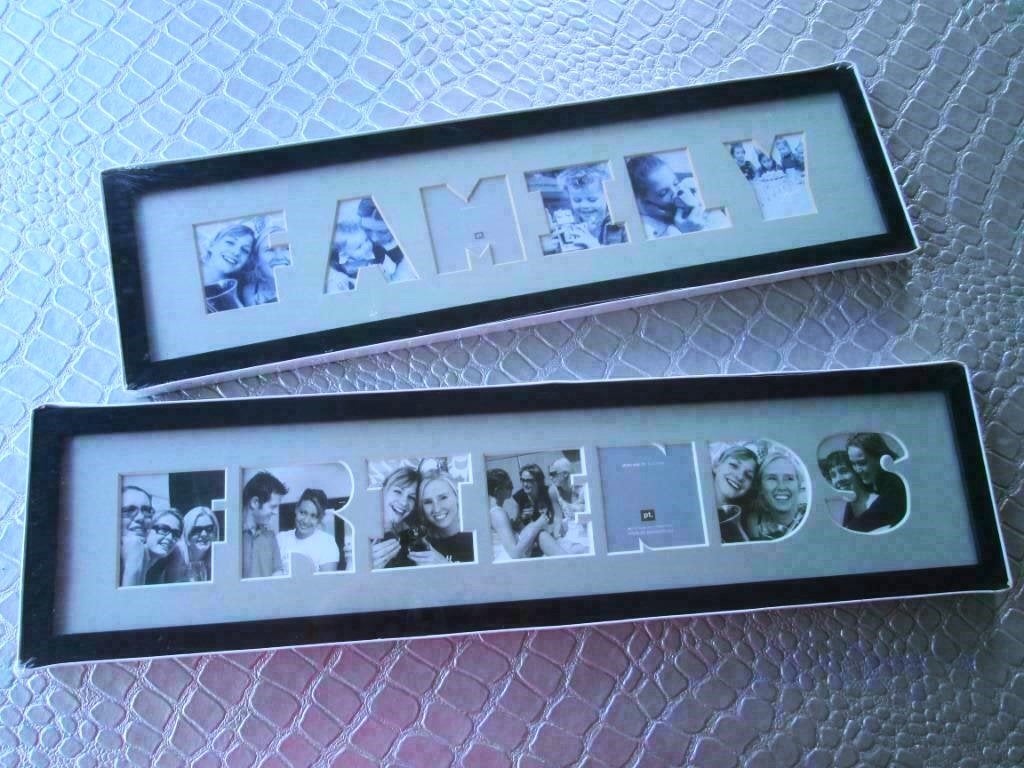 Set Fotokaders Present Time met Passe-Partout Family - Nieuw, Met glas, Nieuw, 10 cm, 35 cm
