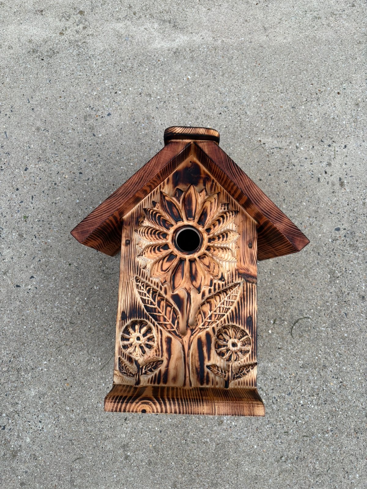Zelfgemaakt Vogelhuisje waterdicht circa 35 op 25 cm, Ophalen of Verzenden, Nieuw