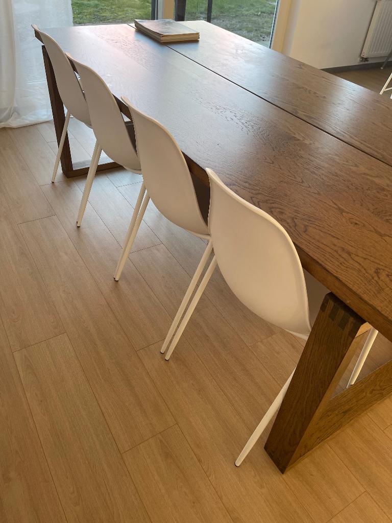 Stoelen, Huis en Inrichting, Ophalen, Wit, Zo goed als nieuw, Vier