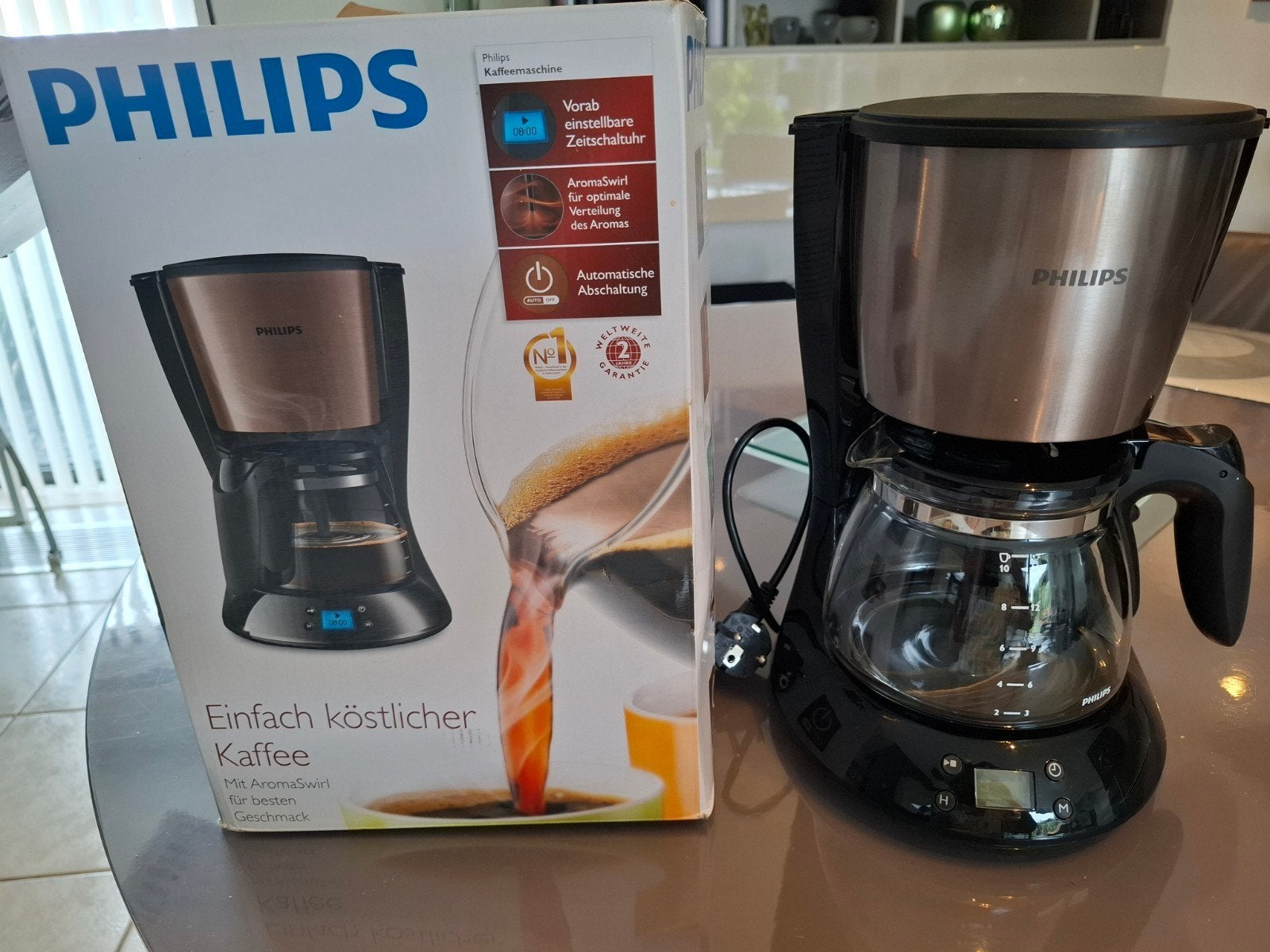 philips koffiezet 15 tassen nieuw, Afneembaar waterreservoir, 10 kopjes of meer, Gemalen koffie, Ophalen of Verzenden