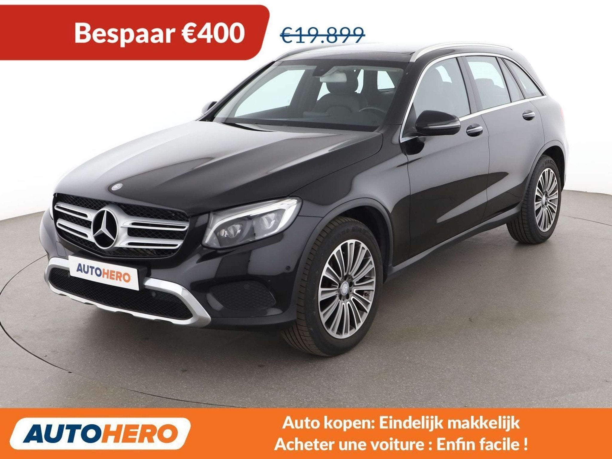 Mercedes-Benz GLC 250 GLC 250 4Matic Exclusive (bj 2016), Auto's, Mercedes-Benz, Automaat, Gebruikt, Zwart, Leder